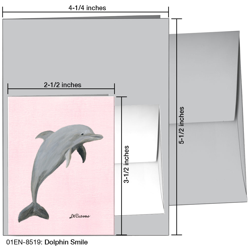 Dolphin Smile, Greeting Card (8519)