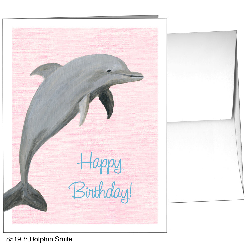 Dolphin Smile, Greeting Card (8519B)