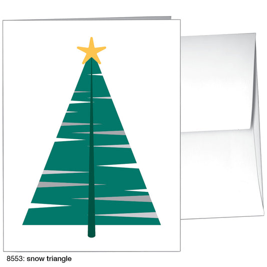 Snow Triangle, Greeting Card (8553)