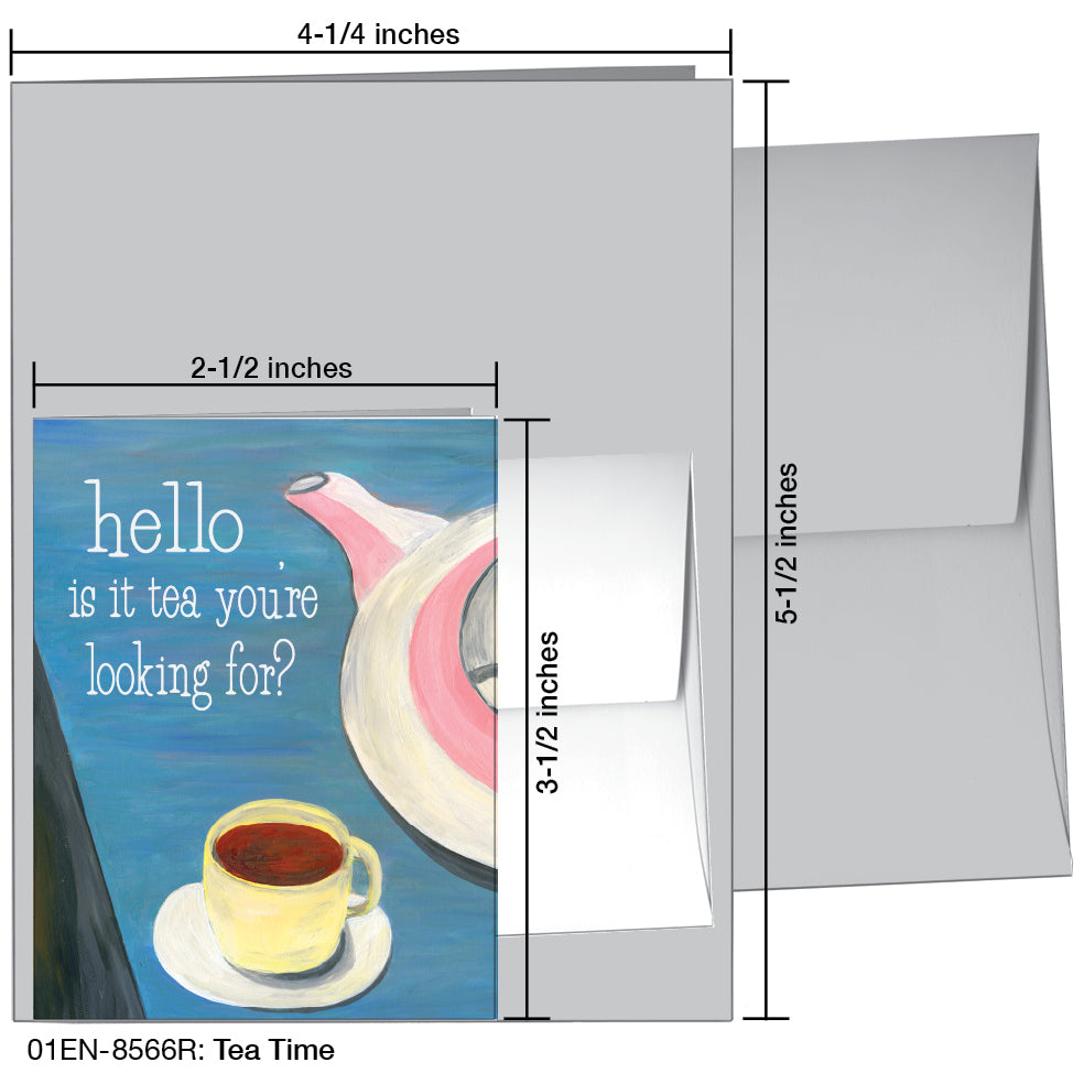 Tea Time, Greeting Card (8566R)