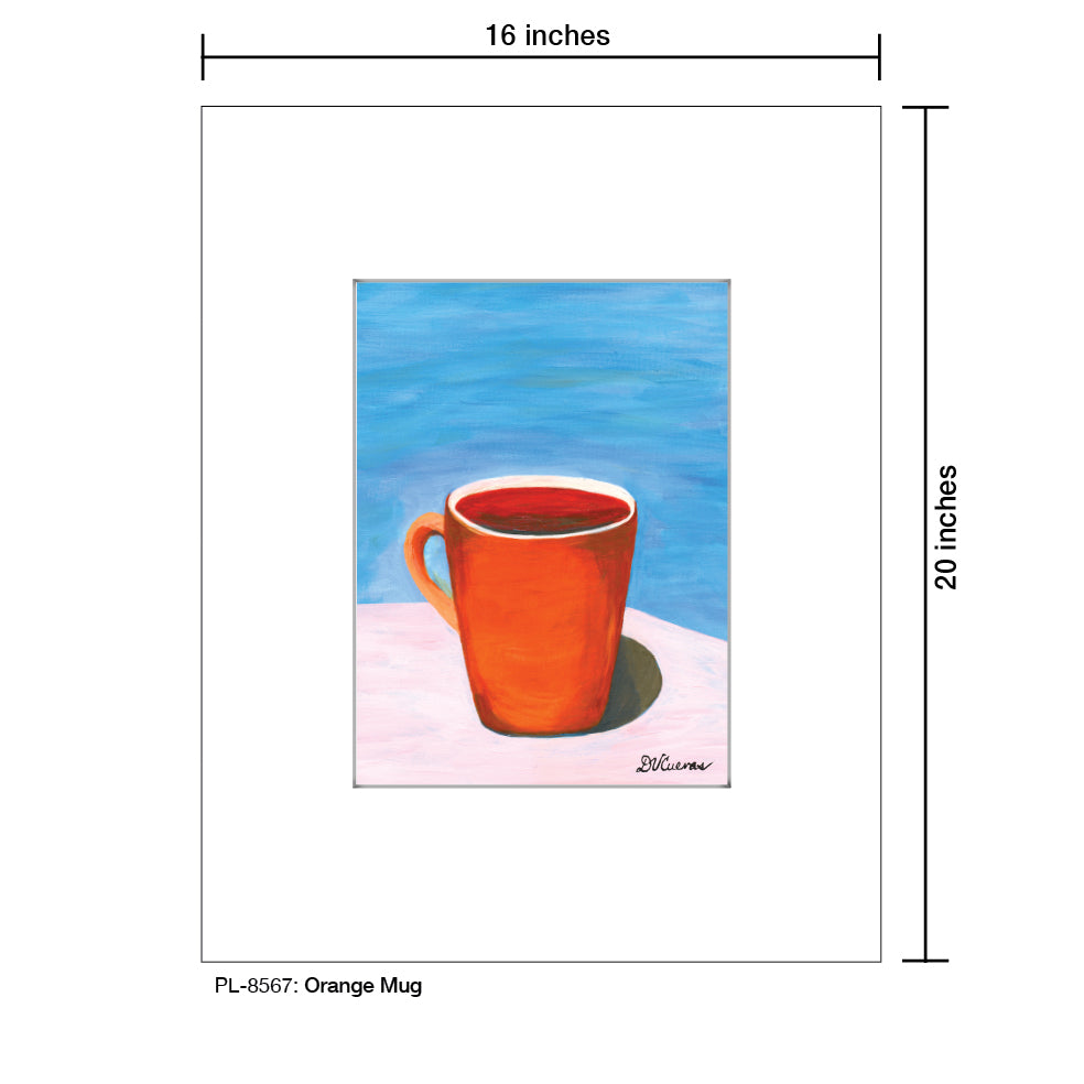 Orange Mug, Print (#8567)