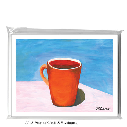 Orange Mug, Greeting Card (8567E)