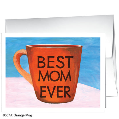 Orange Mug, Greeting Card (8567J)