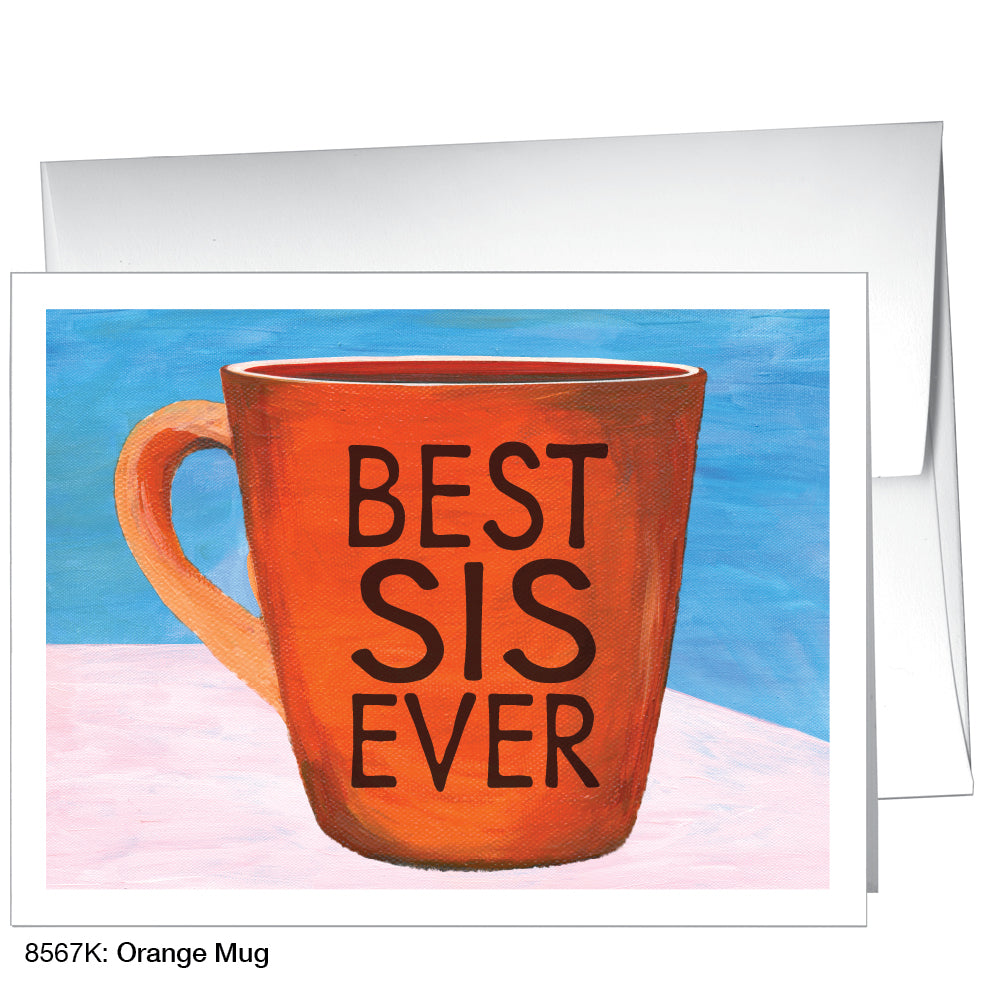 Orange Mug, Greeting Card (8567K)