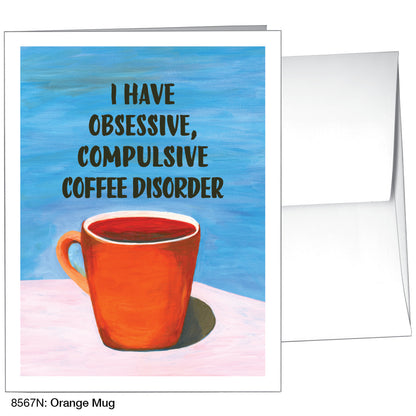 Orange Mug, Greeting Card (8567N)