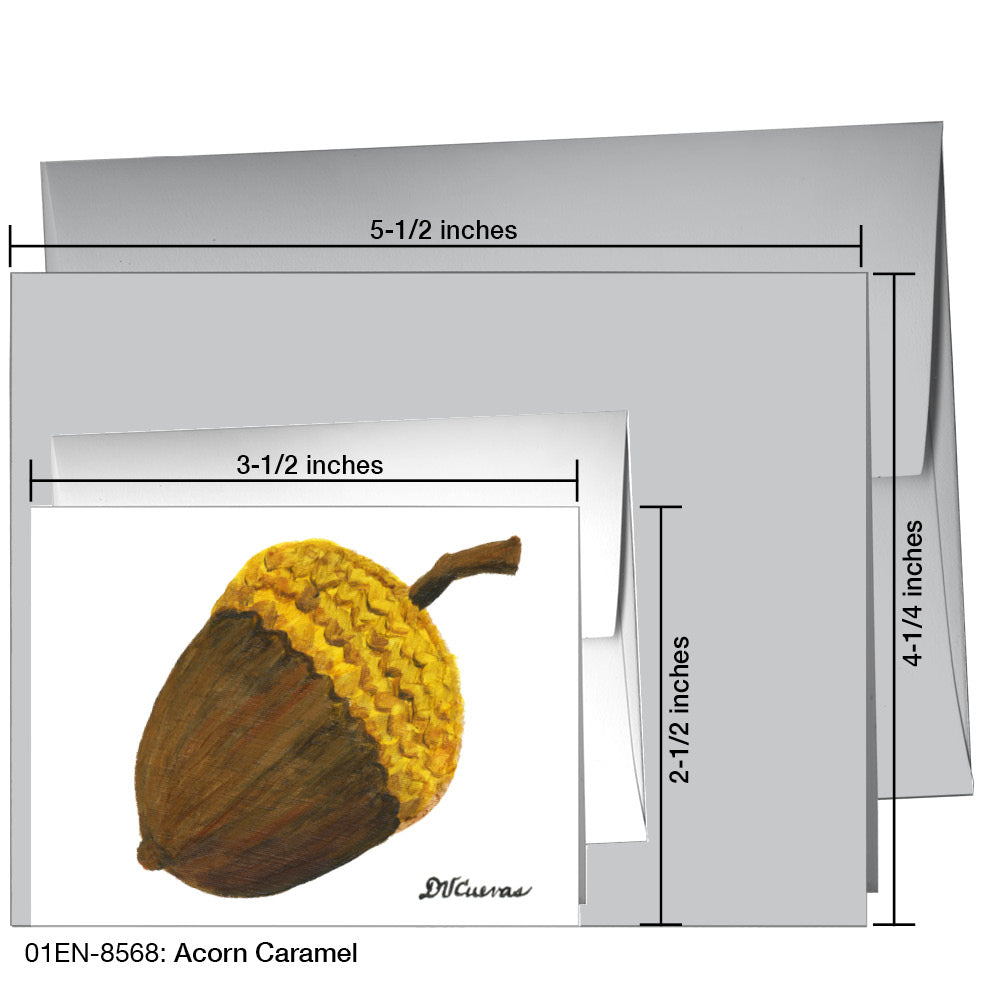 Acorn Caramel, Greeting Card (8568)