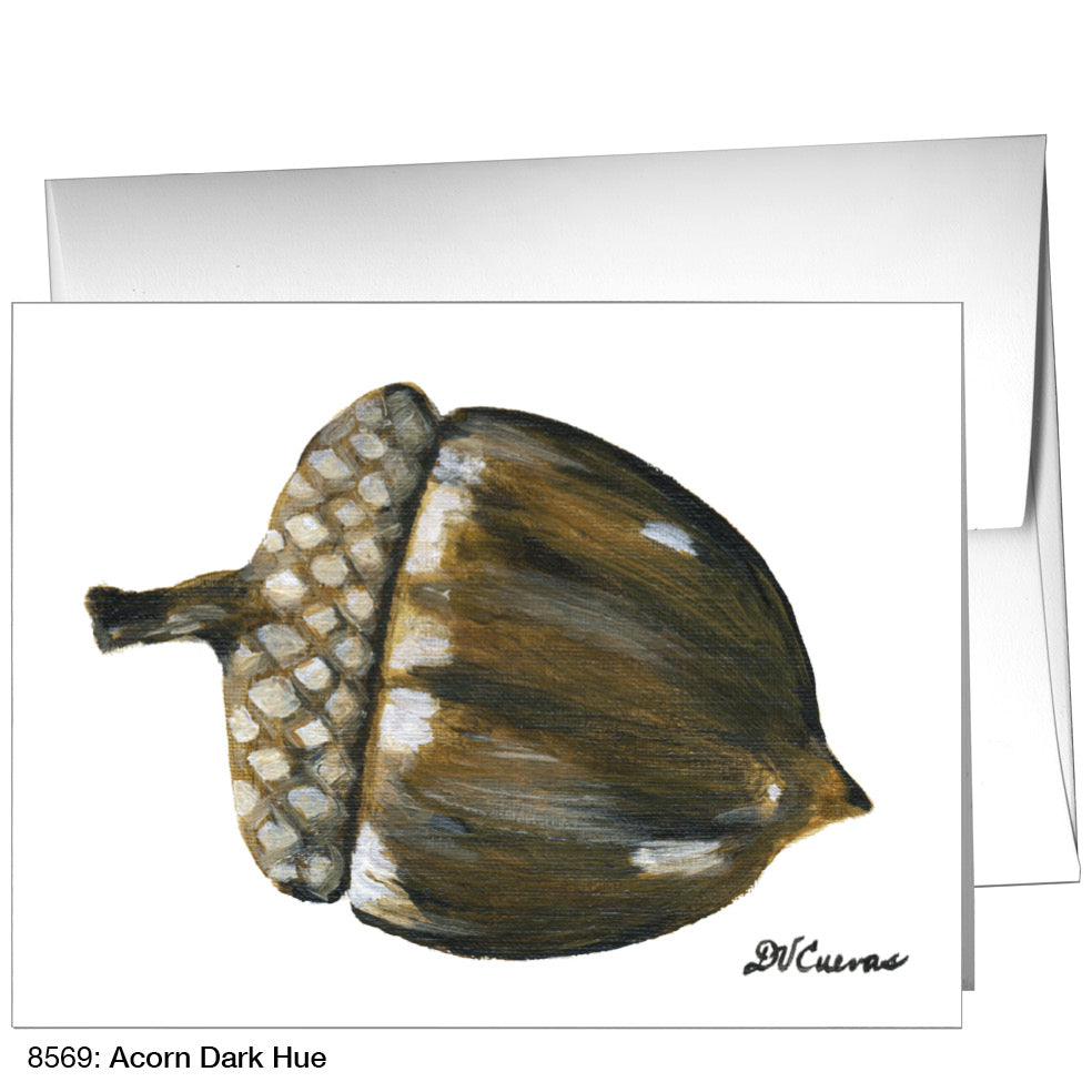 Acorn Dark Hue, Greeting Card (8569)