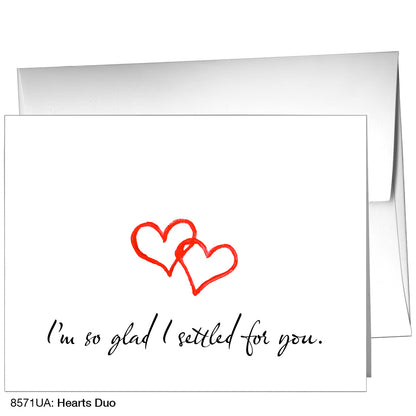 Hearts Duo, Greeting Card (8571UA)