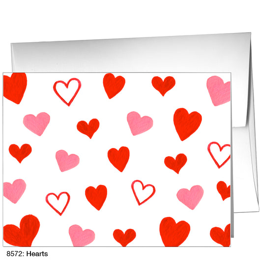 Hearts, Greeting Card (8572)