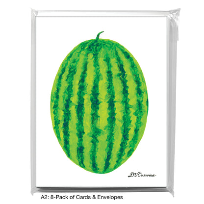 Ripe Watermelon, Greeting Card (8578)