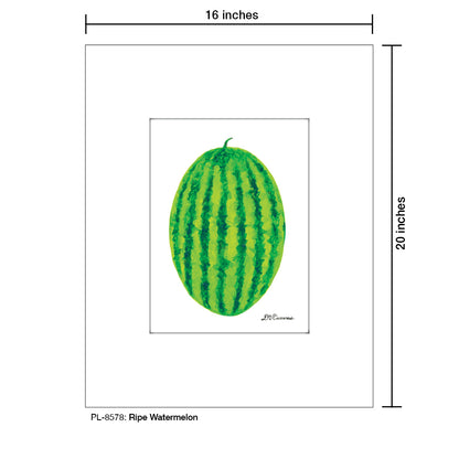 Ripe Watermelon, Print (#8578)