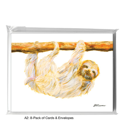 Sloth, Greeting Card (8581)