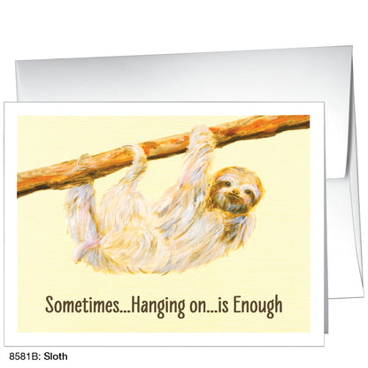 Sloth, Greeting Card (8581B)