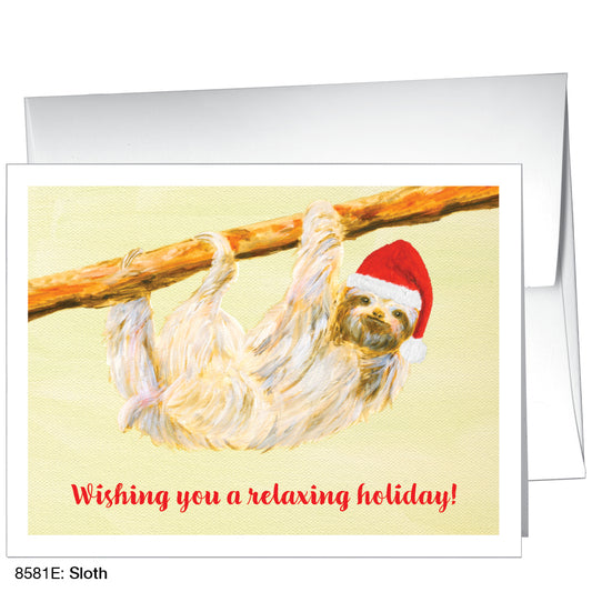 Sloth, Greeting Card (8581E)