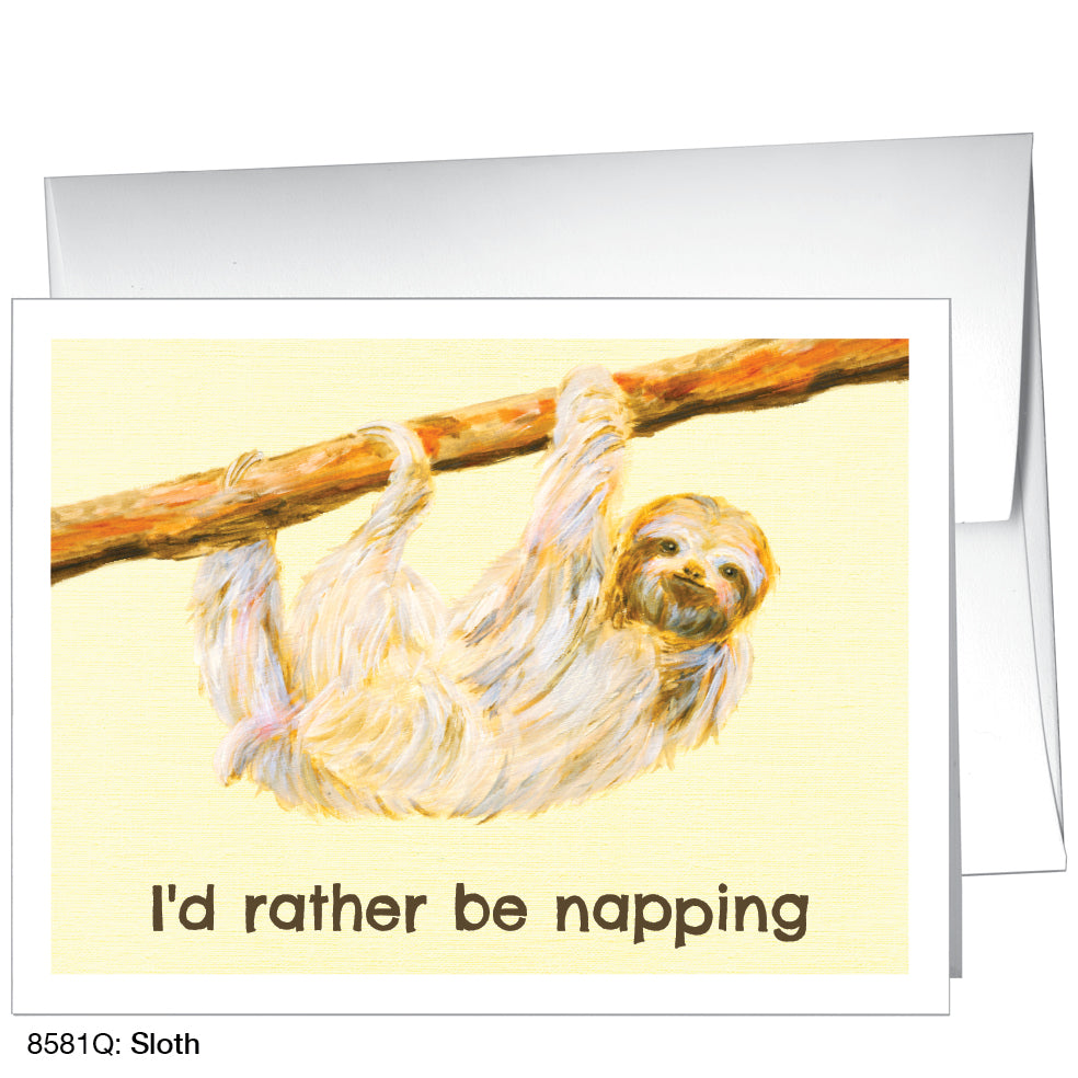 Sloth, Greeting Card (8581Q)