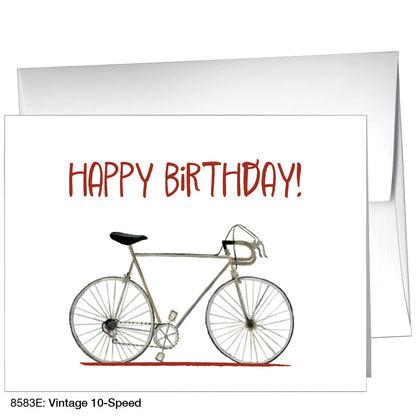 Vintage 10-Speed, Greeting Card (8583E)