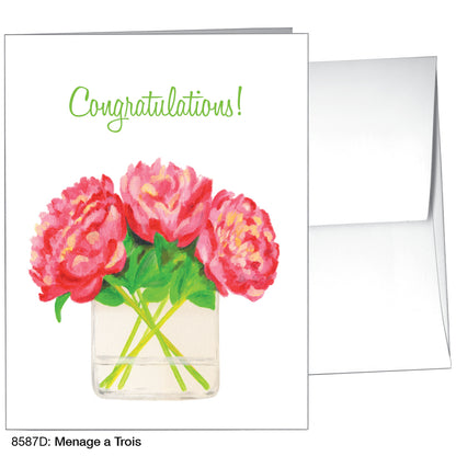 Menage A Trois, Greeting Card (8587D)