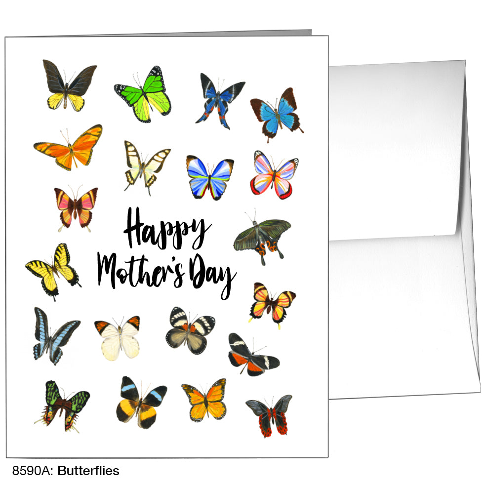Butterflies, Greeting Card (8590A)