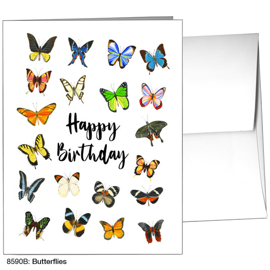 Butterflies, Greeting Card (8590B)
