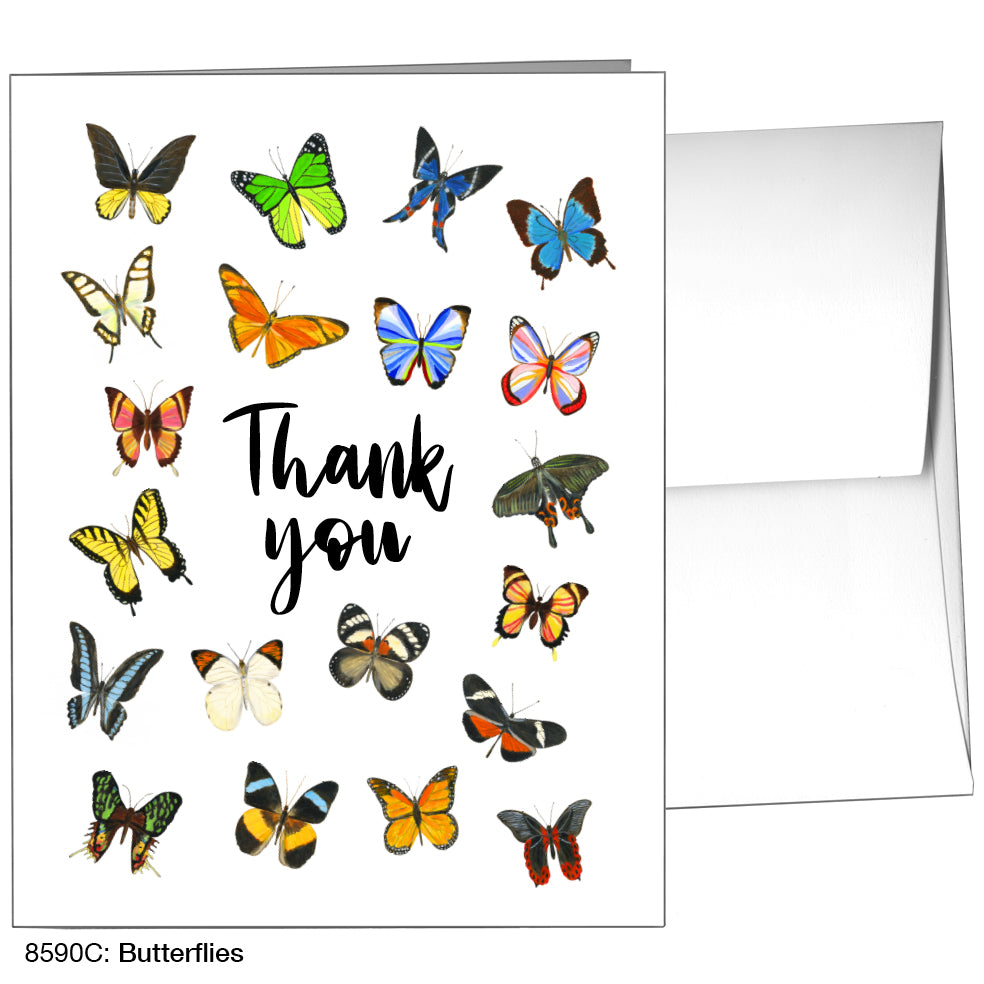 Butterflies, Greeting Card (8590C)