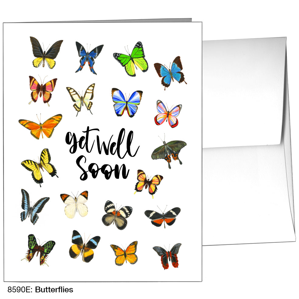 Butterflies, Greeting Card (8590E)