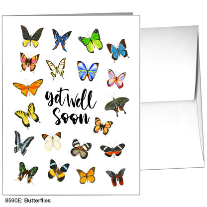 Butterflies, Greeting Card (8590E)