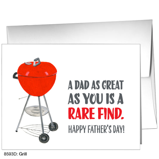 Grill, Greeting Card (8593D)