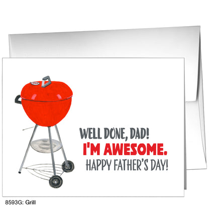 Grill, Greeting Card (8593G)