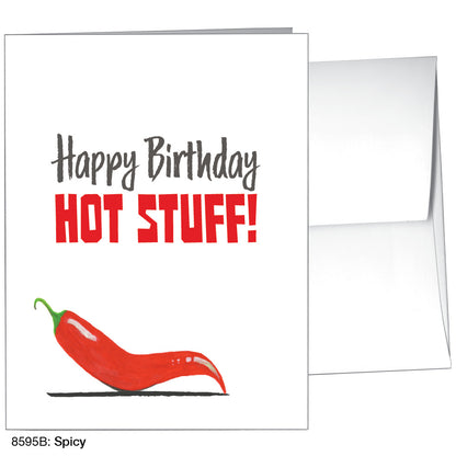Spicy Pepper, Greeting Card (8595B)