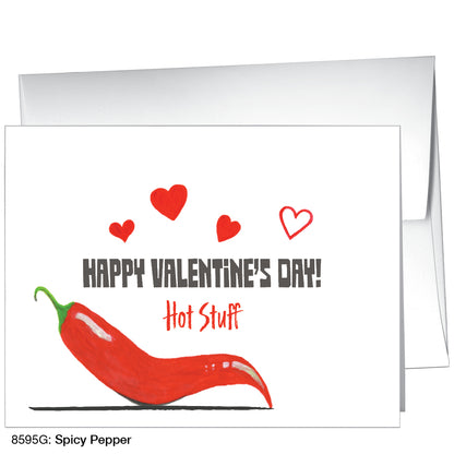Spicy Pepper, Greeting Card (8595G)