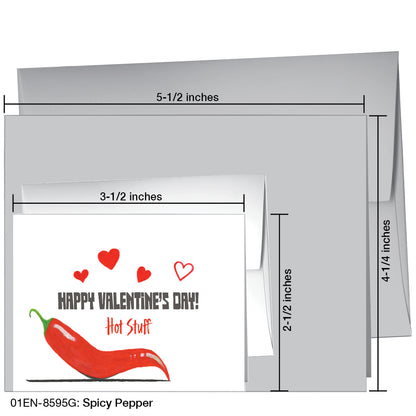 Spicy Pepper, Greeting Card (8595G)