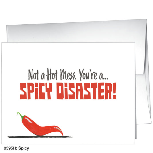 Spicy Pepper, Greeting Card (8595H)