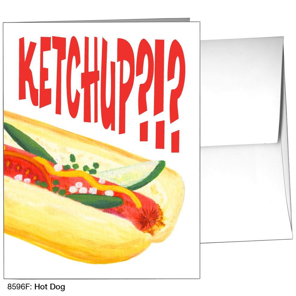 Hot Dog, Greeting Card (8596F)
