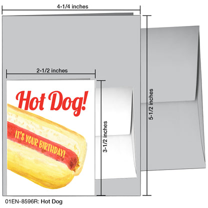 Hot Dog, Greeting Card (8596R)