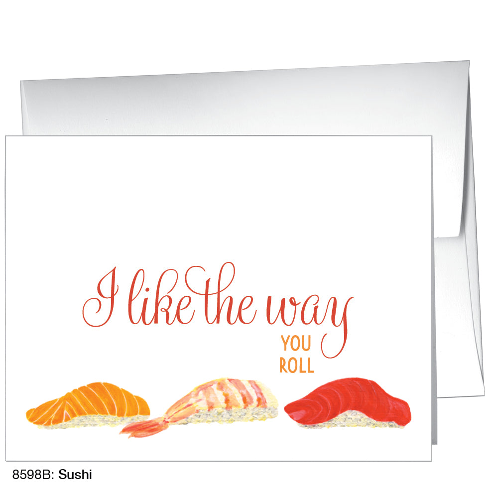 Sushi, Greeting Card (8598B)