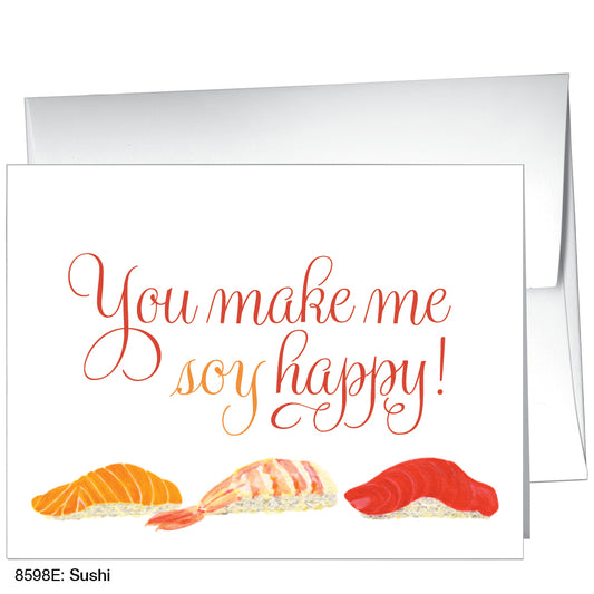 Sushi, Greeting Card (8598E)