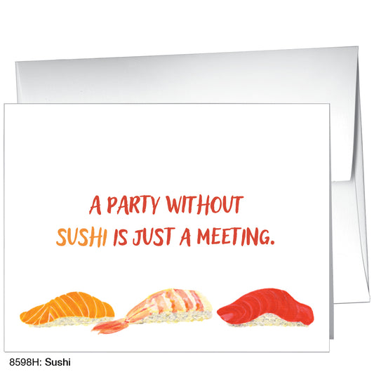 Sushi, Greeting Card (8598H)