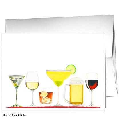Cocktails, Greeting Card (8605)