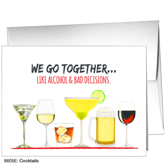 Cocktails, Greeting Card (8605E)