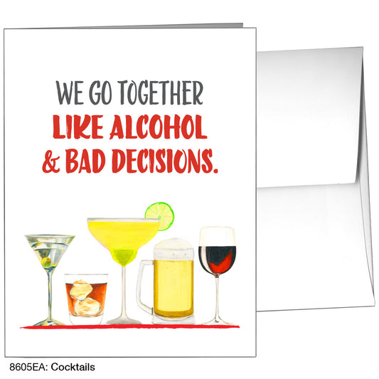 Cocktails, Greeting Card (8605EA)