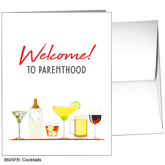 Cocktails, Greeting Card (8605FB)