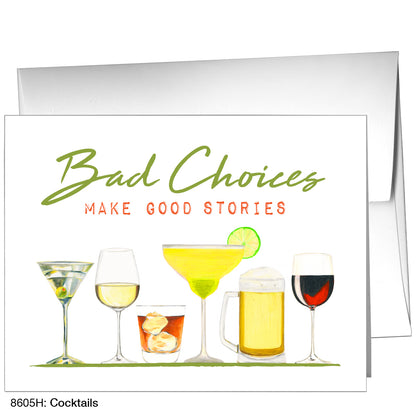 Cocktails, Greeting Card (8605H)