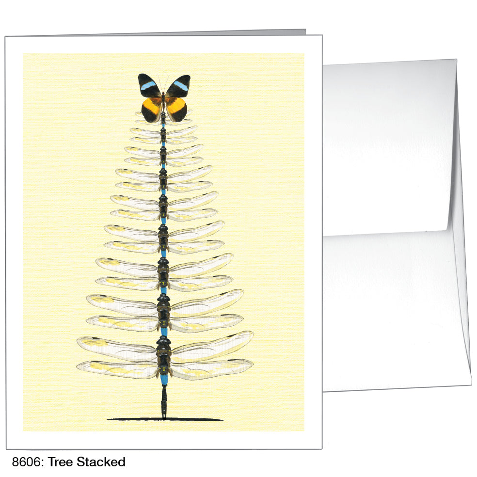 Tree Stacked, Greeting Card (8606)