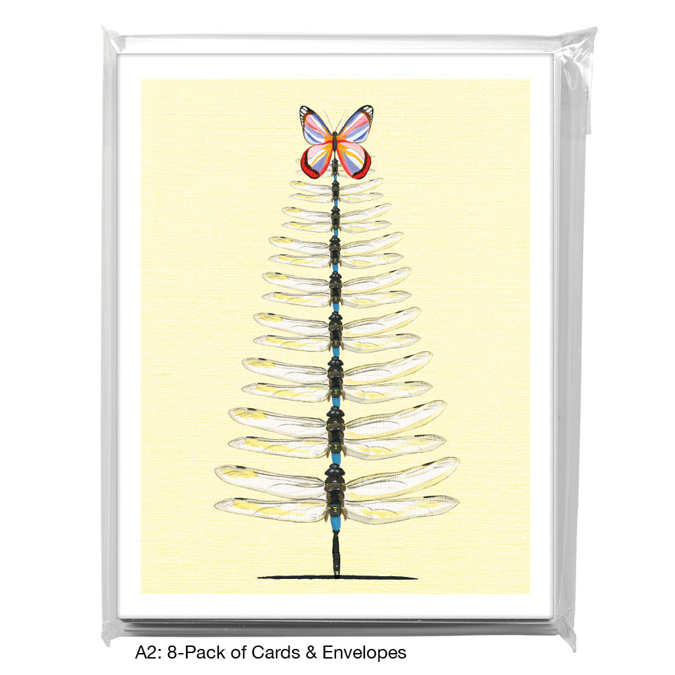 Tree Stacked, Greeting Card (8606D)
