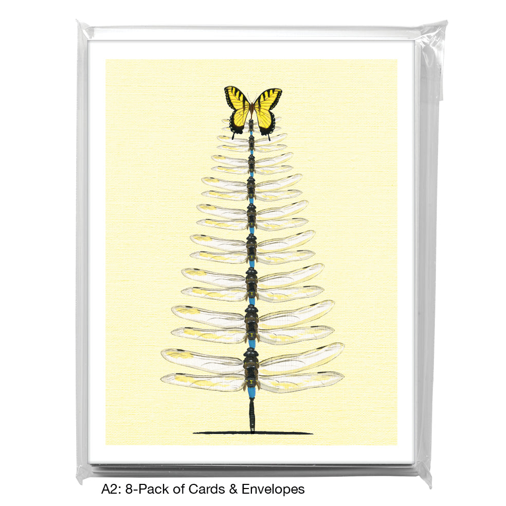 Tree Stacked, Greeting Card (8606E)