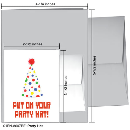 Party Hat, Greeting Card (8607BE)