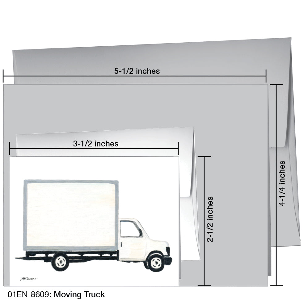 Moving Truck, Greeting Card (8609)