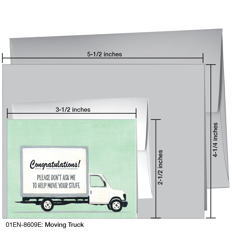 Moving Truck, Greeting Card (8609E)