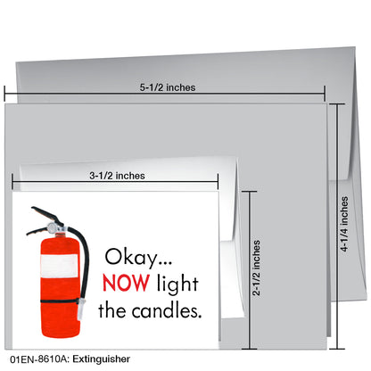 Extinguisher, Greeting Card (8610A)