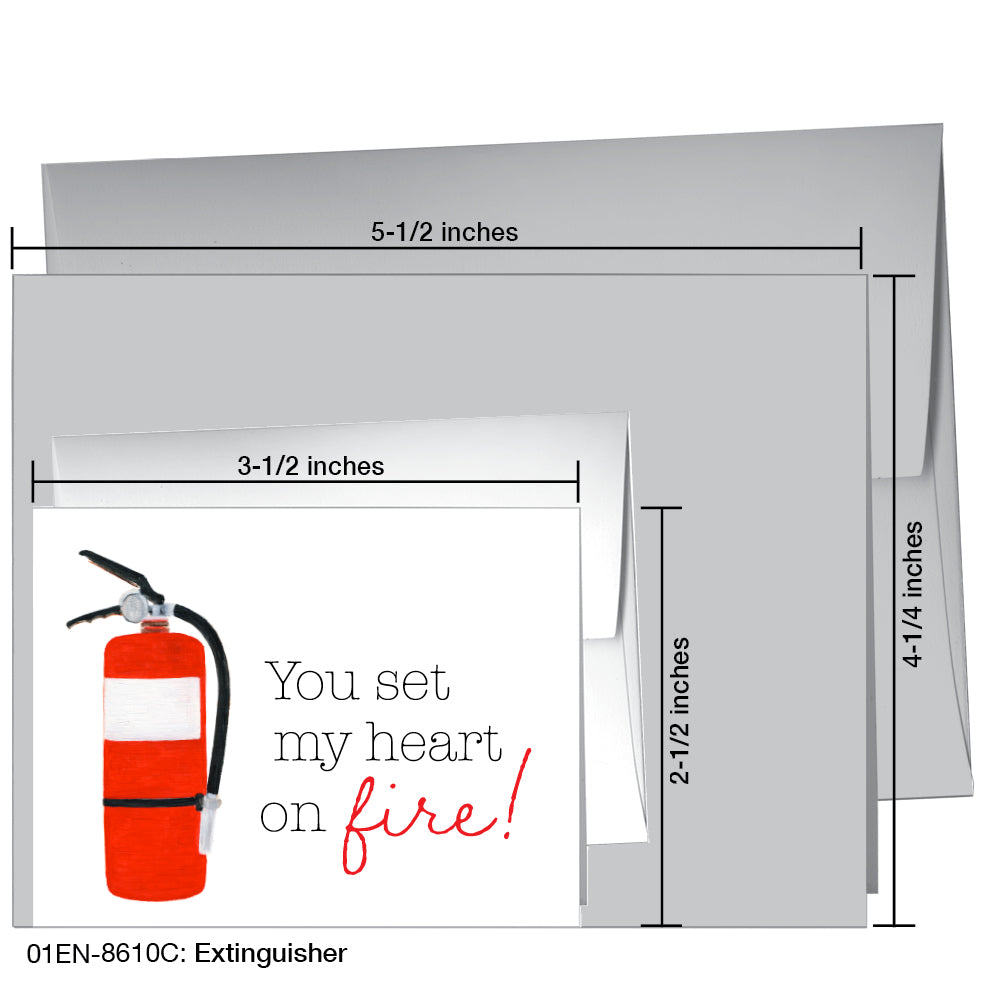 Extinguisher, Greeting Card (8610C)